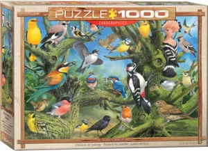 NUEVO SELLADO Pájaros de Jardín por John Francis 1000 piezas Rompecabezas EuroGraphics - Imagen 1 de 3
