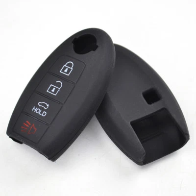 Silicone XUKEY Key Case Cover For Nissan Altima Sentra Leaf Maxima Fob 4 Button - Image 1 of 4