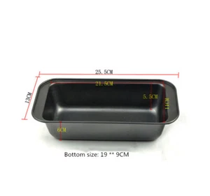 High Quality Bread Loaf Cake Mold Non-Stick Baking Pan Oven Rectangular Mould - Picture 1 of 6