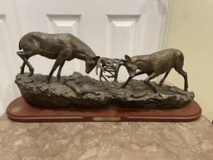Bradford Williams Ducks Unlimited "Dominance" Scultura Bronzo Edizione 2727/4000 - Foto 1 di 9