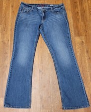 Arizona Jean Company Jeans Women Curvy Bootcut 13 Short Blue Junior Low Rise