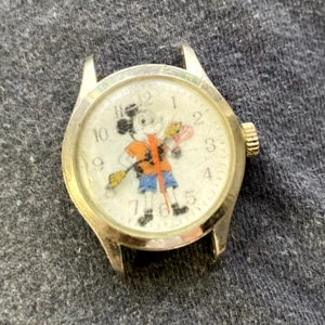 Vintage Mickey Mouse Watch AS IS PARTS/REPAIR, No band , scuffed- see pics - Picture 1 of 6