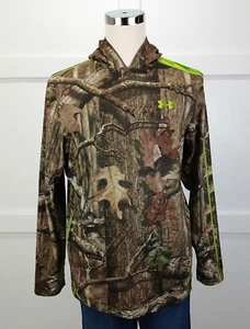 UNDER ARMOUR Scent Control Pullover Men's M Mossy Cold Gear Break-Up Infinity - Picture 1 of 12