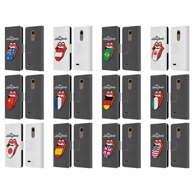 OFFICIAL THE ROLLING STONES LICKS 1 LEATHER BOOK CASE FOR LG PHONES 1 - Image 1 of 4