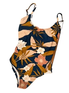 Kona Sol Swimsuit Sz XS One Piece Brown Swimwear - Picture 1 of 8