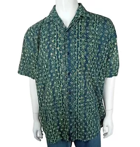 HANDYS SHOP WEAR vintage mens size Large shirt green retro party - Picture 1 of 7