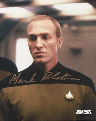 Mark Rolston - Star Trek TNG signed photo Cover