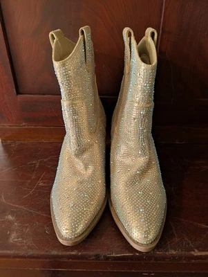 Botas vaqueras Forever estrás talla 7 Foto 1 de 4