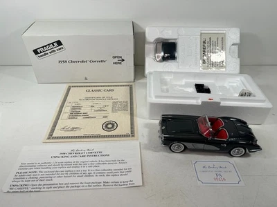 DANBURY как новый масштаб 1/24 1958 Corvette кабриолет в коробке - Изображение 1 из 4