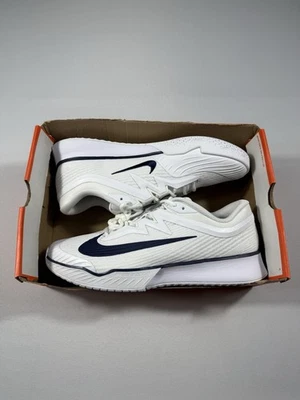 New Mens Size 13 - NikeCourt Air Zoom Vapor Pro 3 Premium HC White Midnight Navy - Image 1 of 4