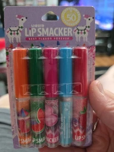 Liquid Lip Smacker Holiday Punch,Watermelon,Cotton Candy,Spun Sugar,Strawberry - Picture 1 of 2