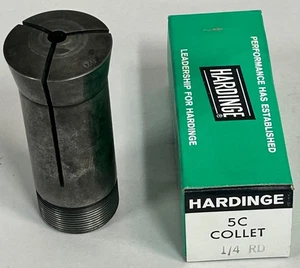 Pinza de maquinista vintage Hardinge 5C 1/4" RD (A7) - Imagen 1 de 5