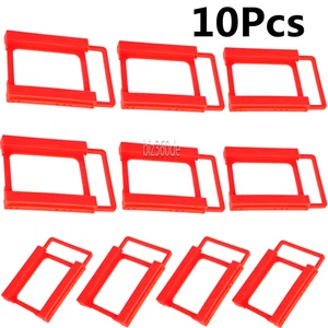 10Pcs 2.5 To 3.5 inch SSD HDD Dock Mounting Adapter Bracket Hard Drive Holder PC - Picture 1 of 8