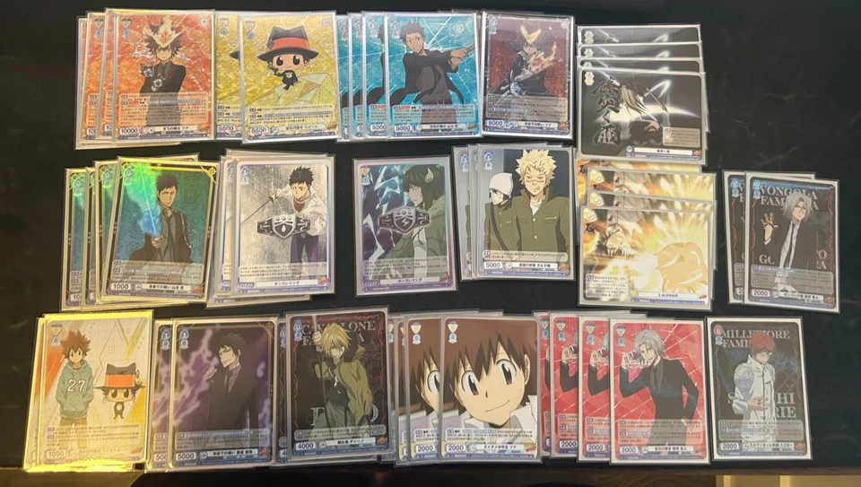 Hitman Reborn blanco negro azul JP Blue Lock Full Deck Foto 1 de 1