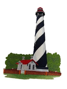Lighthouse[ St. Augustine Lighthouse (Florida) ] Embroidered Iron on/Sew - Picture 1 of 7