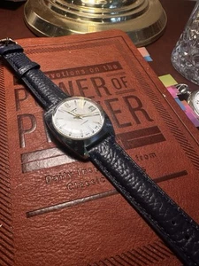 Lucerne Men's Watch Calendar 3 star date Runs Excellent Vintage #5300 - Picture 1 of 10