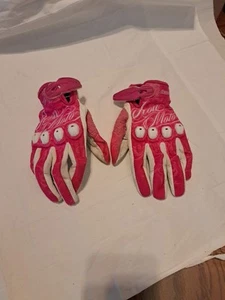 Icon Moto Pink Women’s Motorcycle Sub Street Angel Gloves Size Small S - Picture 1 of 4