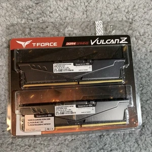 Team T Force Vulcan Z 16gb (2 x 8GB) DDR4 3200 PC Ram Intel XMP 2.0 Memory - Photo 1/6