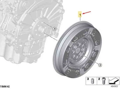 BMW X1 U11 Zweimassenschwungrad 21205A3B7C6 NEU ORIGINAL - Image 1 of 2