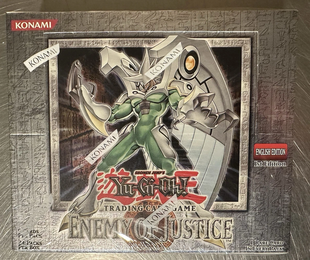 Yu-Gi-Oh! TCG Enemy of Justice Sealed Collectible Card Game Packs
