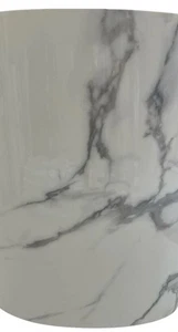 PANNELLO ADESIVO 120 X 300 cm PVC EFFETTO MARMO BIANCO E GRIGIO DECORAZIONE NEW - Imagen 1 de 4