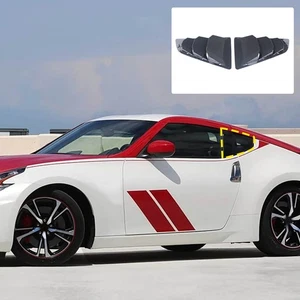 Trocken Kohlefaser Heckscheibe Lamellen Rollläden Blende für Nissan 370Z Z34 2009-2020 - Bild 1 von 14