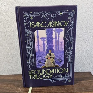 The Foundation Trilogy by Isaac Asimov Leatherbound Hardcover Book - Picture 1 of 5