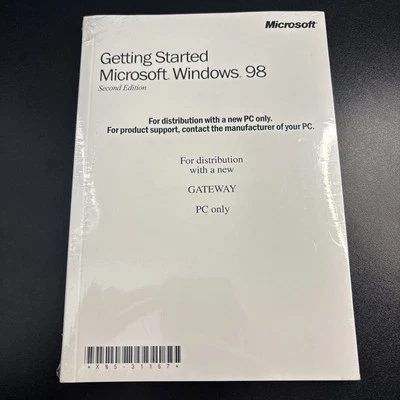 Getting Started Microsoft WINDOWS 98 Second Edition & Booklet Gateway CD-ROM. - Image 1 of 2