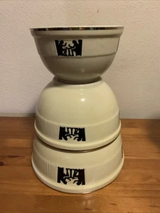 Hall Silhouette Tavern Mixing Bowl Set 3Piece - Picture 1 of 10