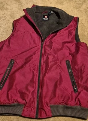 Chaps Mens Vest Medium - Fleece Lined Nylon Outer Hiking Outdoors XL/TG/EG - Image 1 of 4