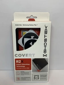 Samsung Galaxy Z Flip 7 Hülle transparent mit Ständer, MagSafe | Ghostek Covert ~ NEU - Bild 1 von 11