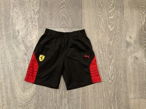 Puma Ferrari Kids Size 3T Black And Red Shorts - Picture 1 of 5