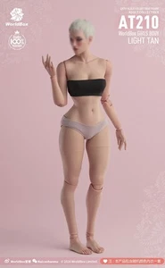 Worldbox AT210 1/6 Suntan Bee Waist Girl Joint Body For 12" Female Action Figure - Picture 1 of 10