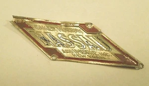 Vintage Baker Murray Nassau and Imbrie INC New York Bicycle Head Badge Emblem  - Picture 1 of 9