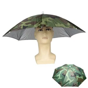 Umbrella Sun Hat Novelty Umbrella Hats Fishing Festival Golf Foldable Hats -US - Picture 1 of 17