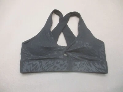 Sujetador deportivo Fabletics talla L para mujer forrado en negro inalámbrico con espalda cruzada 7Q Foto 1 de 4