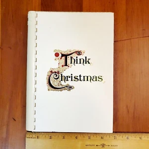 Vintage 1975 Susan Neighbors THINK CHRISTMAS Cookbook Family Crafts Decorations - Imagen 1 de 8
