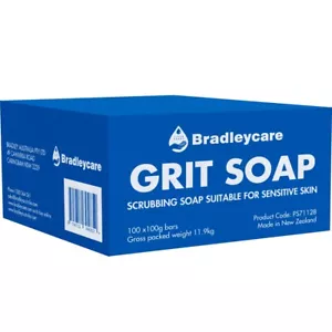 New Bradley Bradleycare Ps71128 Grit Soap Pumice Bars Bulk - 100 Bars! - - Picture 1 of 3