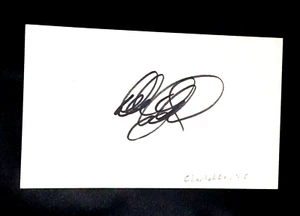 DALE EARNHARDT SR. NASCAR RACING HOF LEGEND SIGNED AUTOGRAPHED INDEX CARD 3X5 B - Picture 1 of 1