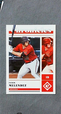 2023 Panini Chronicles #21 Ivan Melendez Diamondbacks - Image 1 of 2