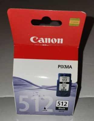 GENUINE Canon PG-512 Black Ink Cartridge - Larger Than PG-510,  PG- 512 15ml - Image 1 of 2