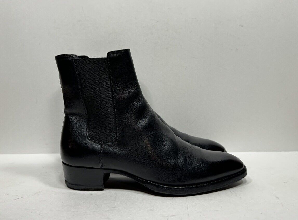 Saint Laurent Black Low (1-1.9 in) Heel Height Boots for Saint Laurent Black Low (1-1.9 in) Heel Height Boots for