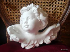 Estuco - Ángel - de estuco - 101-400B derecha - Hermoso - Decoración - Imagen 1 de 1