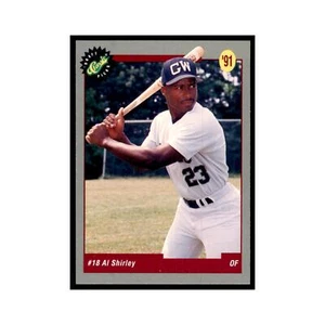 1991 Classic Draft Picks Al Shirley Baseball Cards #14 - Picture 1 of 3