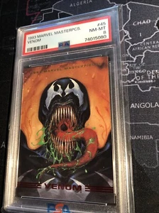 1993 Marvel Master pieces #45 Venom PSA Graded 8 - Picture 1 of 4