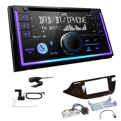 JVC 2-DIN MP3 Autoradio Bluetooth DAB+ für KIA Cee'D ab 2012 ab 2012 - Bild 1 von 4