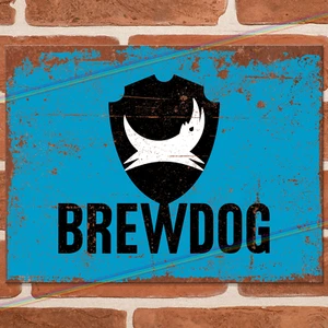 BREWDOG Metallschilder Mann Höhle Garten Bar Schuppen Wand Pub Garage Poster Blechschild UK - Bild 1 von 3