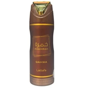 Lattafa Khamrah Qahwa Deodorant Spray for Unisex - 200 ML - Picture 1 of 3