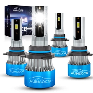 Led Lights High Low Beam Light Bulbs For Honda Accord 1990 2000-2012 6000K - Picture 1 of 12