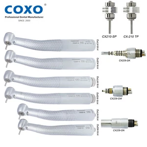 COXO Dental High Speed Handpiece Fiber Optic Turbine Fit KAVO NSK LED Coupling - Picture 1 of 41
